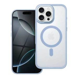 MATTE MAG COVER case compatible with MagSafe for iPhone 16 Pro blue