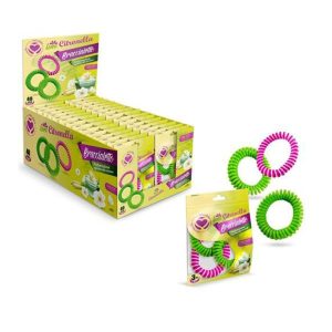 Citronella Mosquito Repellent Bracelets – 3-Pack (Assorted Spring Colors)