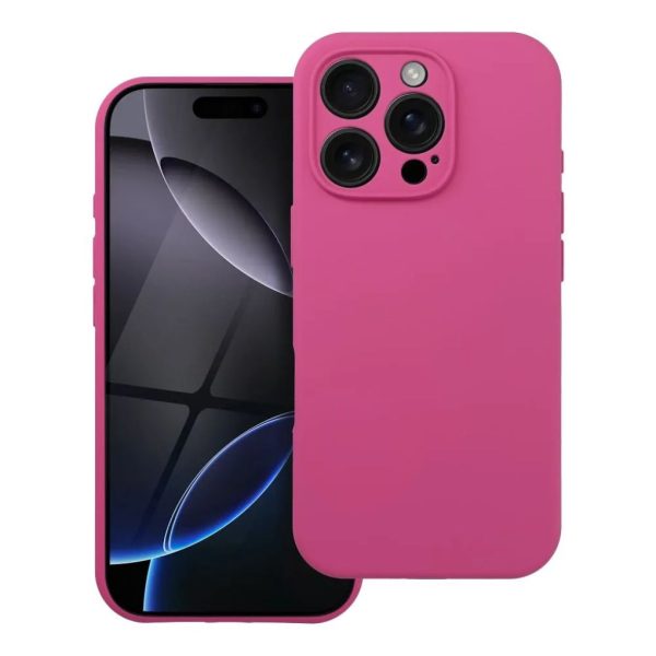SILICONE 2mm Case Compatible with MagSafe for iPhone 15 Pink
