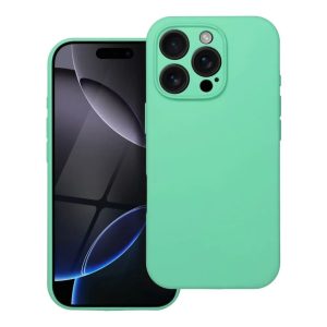 SILICONE 2mm Case Compatible with MagSafe for iPhone 15 Mint