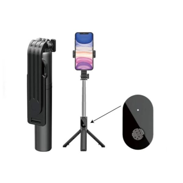 MU Wireless Bluetooth Selfie Stick Tripod – Extendable, 360° Rotating