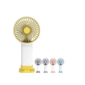 MU Portable USB Mist Fan 3-Speed Rechargeable Mini Air Cooler for Travel.