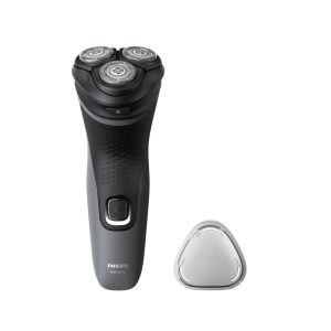 Philips Series 1000 Dry Men's Electric Shaver with PowerCut Blades & pop-up Trimmer, Street Grey