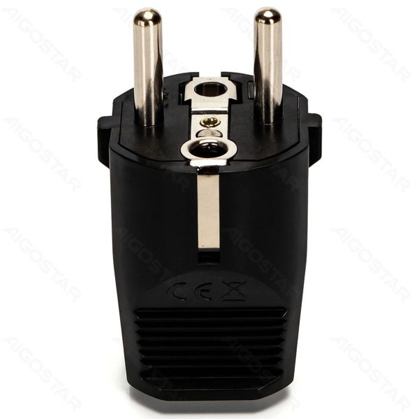 Aigostar German wireable plug 16A Black