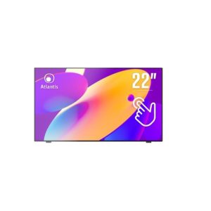 MONITOR ATLANTIS TOUCH LED 21,45" Wide A05-T22A-VHDM 1920x1080 7ms 333/253 cd/m² 1000:1 (10M:1) VESA MM VGA HDMI DP 10 Tocchi