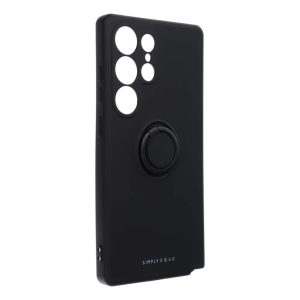 ROAR AMBER CASE with Ring for Samsung S25 Ultra Black