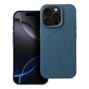 SILICONE MAG COVER (big hole) with MagSafe for iPhone 16 Pro Blue