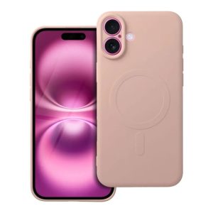 SILICONE MAG COVER with MagSafe for iPhone 16 Plus Pink