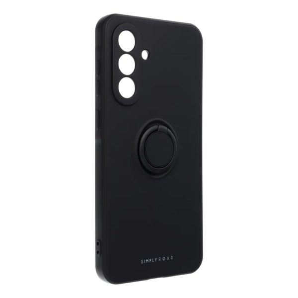 ROAR AMBER CASE with Ring for Samsung A56 5G Black