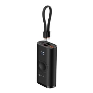 Powerbank Forcell F-Energy PD QC3.0 3A 22.5W 10000 mAh compatible with Apple Watch black