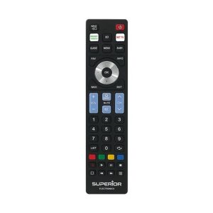 Superior Electronics Ready5 Smart Universal Replacement Remote Control Ready for Use Black for Samsung, LG, Philips, Sony, Panasonic