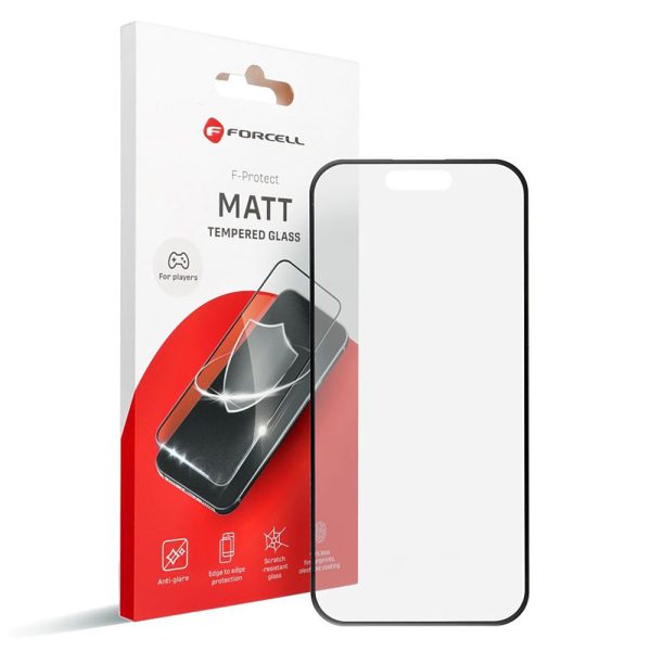 Forcell Tempered Matt Glass for iPhone 15 Plus