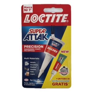 SUPER ATTAK Precision Universal Instant Glue 5gr + 2 repositionable gels