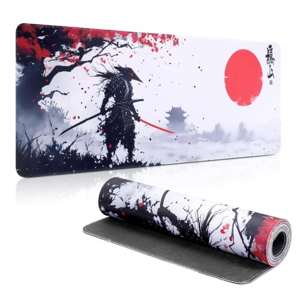 Yimomoyi Gaming Mouse Pad 800 x 300mm - XXL, Japanese Samura
