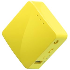 GL.iNet GL-MT300N-V2(Mango) Mini Portable Wireless Pocket Travel WiFi VPN Router, USB 2.0, 128MB RAM