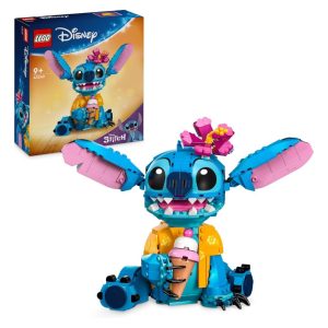 LEGO, Disney Stitch, building and play set for children, figure with ice cream cone
