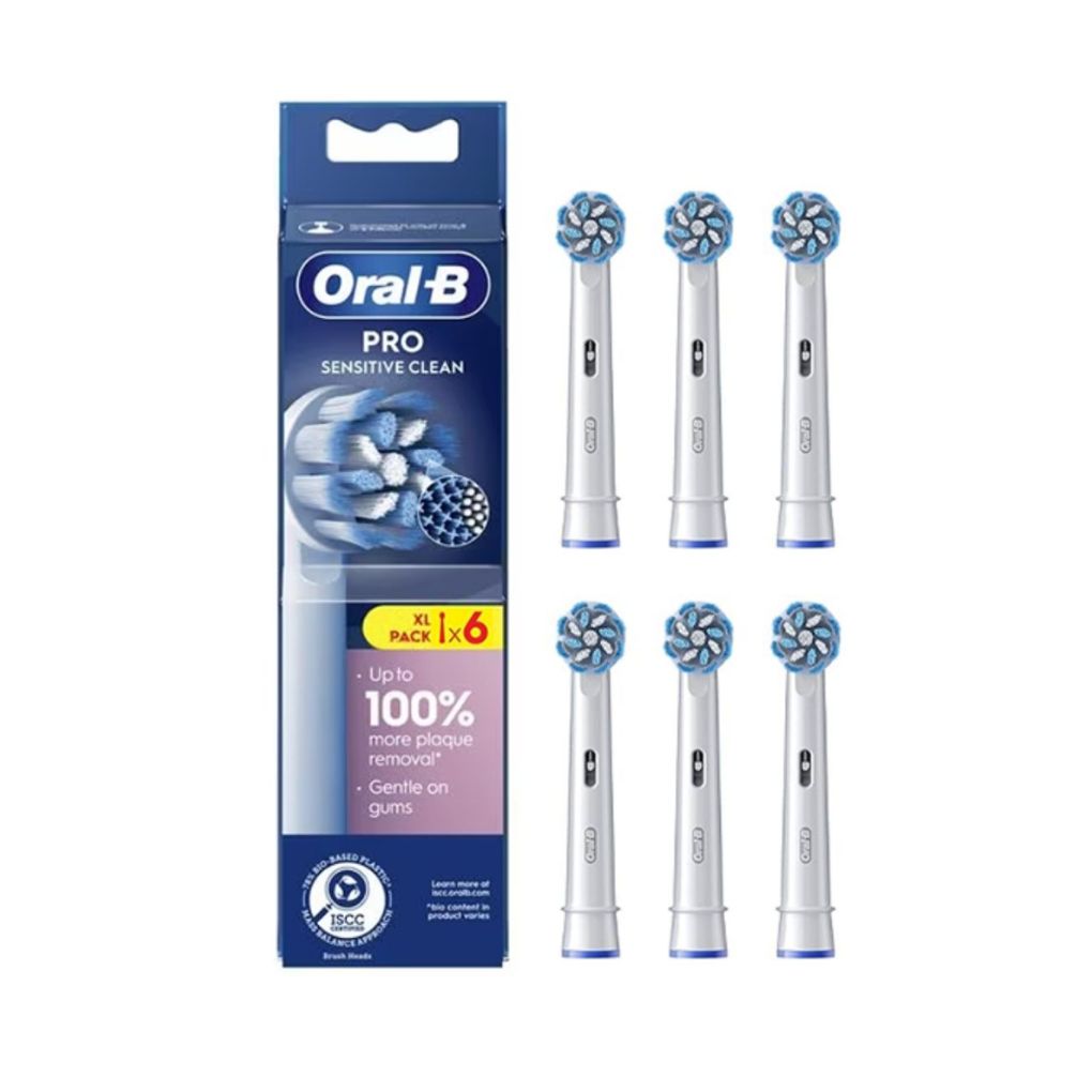 Oral-B Sonic toothbrush head 6x Sens, White