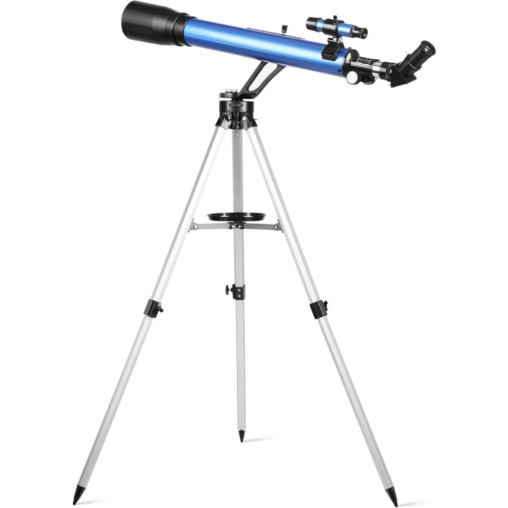 Red Dot Finder Telescope, 50/600mm Astronomical Refracting with Retractable Tripod