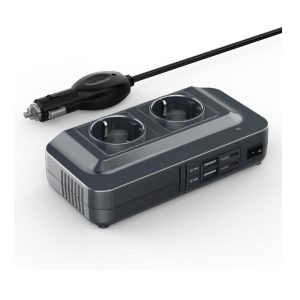 BESTEK Converter 12V 220V 230V 200W Cigarette Lighter Socket Voltage Transformer 4 USB Ports