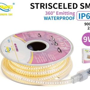 EUROPA TEK JNL-220V LED Strip Light 9W 900lm 4000K SMD– Indoor/Outdoor Flexible Lighting, 8mm