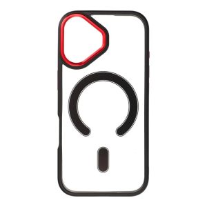 COLOR EDGE MagSafe Case for iPhone 17, Black/Red