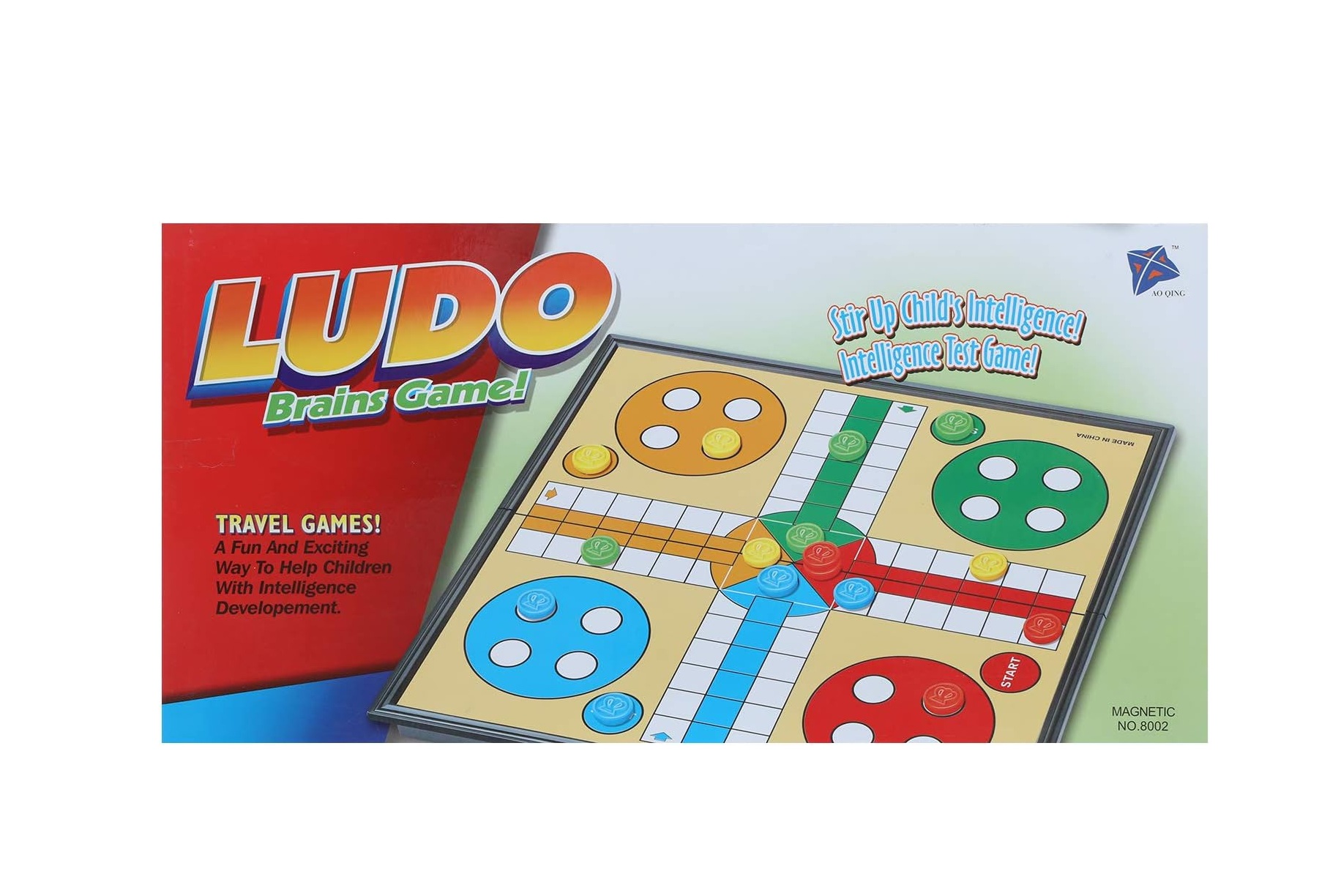 Magnetic Travel Ludo Board Game (2–4 Players) — Model 8302