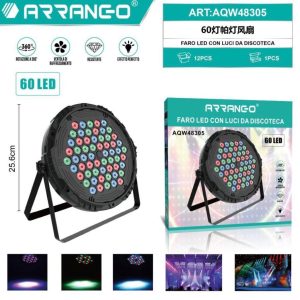 Arrango AQW48305 LED Disco PAR Light (60 LED, RGB, DMX)