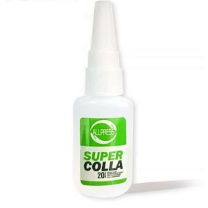 Allpress Super Colla Instant Glue 20g – Fast-Bonding Multi-Surface Adhesive for Wood, Plastic, Metal, Ceramic, Paper and More