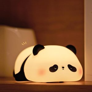 Arrango AT60801 Rechargeable Night Light (Panda, Silicone, USB-C)
