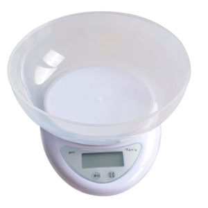 Allpress B05 &mdash; Digital Kitchen Scale with Bowl, High Precision, Auto-Off (2&times;AAA included)