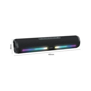 UNICO Desktop Wireless Speaker &ndash; BS2187 - 12W dual RGB light strips, Bluetooth 5.3