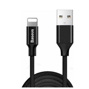 3m Baseus Lightning Nylon Braided Cable, 2A Black