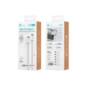 Unico Type-C to Type-C 60W / 3A Fast Charging Braided Cable (1M)