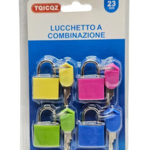 Mini Padlocks Set 20 mm (Assorted Colours) – Euroblu (DD-20444)