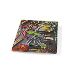 Nedis Digital Kitchen Scale with Tempered Glass Surface &ndash; 5 kg Capacity, High Precision, LCD Display