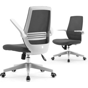 SIHOO Office Chair, Simple Design, Adjustable, Ergonomic Lumbar Support, Soft Cushion Black