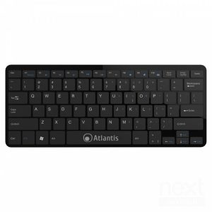Atlantis Argo 900 Mini Keyboard USB QWERTY Italian Black