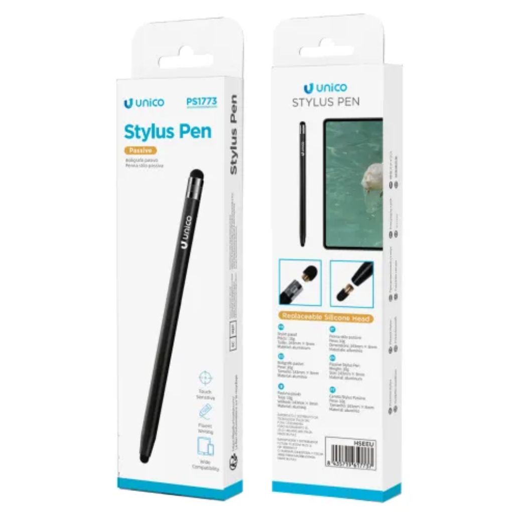 Unico Passive Stylus Pen – Universal Touchscreen Precision (1 Item)