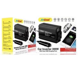 Andowl Car Inverter Modified Sinewave 300W for 12V DC