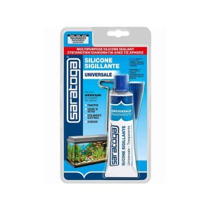 Saratoga Multipurpose Clear Universal Silicone Sealant for Windows, Glass & Aquariums – 60 ml
