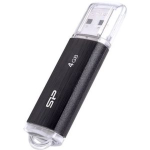 4GB USB Flash Drive Silicon Power Blaze U02 Black