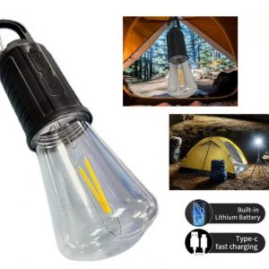 Rechargeable Camping Lantern USB-C (TE-B0629) lantern for camping, fishing and emergency use USB-C charging