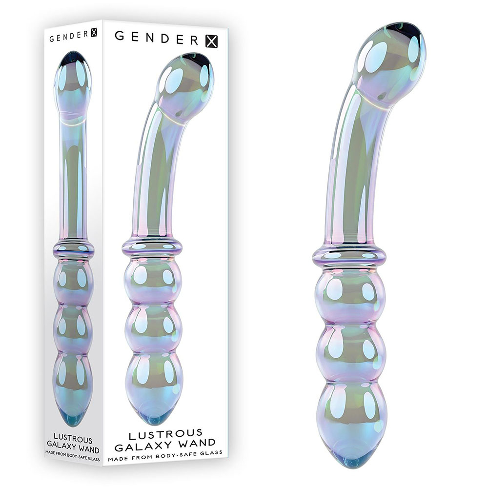 Gender X Lustrous Galaxy Glass Wand