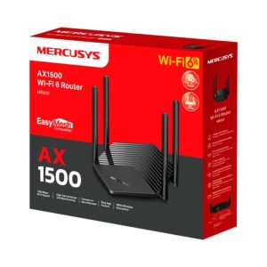 Mercusys AX1500 Wi-Fi 6 Router MR60X | Dual-Band | EasyMesh | WPA3