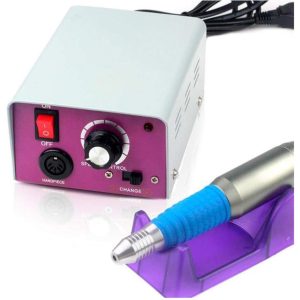 Sina Professional Manicure & Pedicure Drill Set, 25,000 RPM Nail Machine, Low Vibration, Bidirectional Rotation, Adjustable Speed – For Home / Salon Use