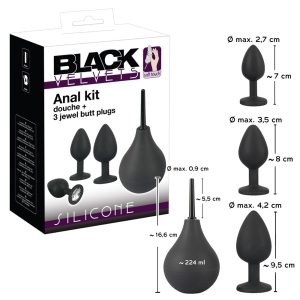 Anal Kit 4 pcs Black