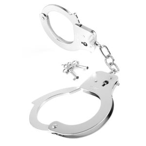 Designer Metal Handcuffs Silver