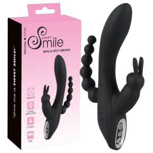 Triple G-Spot Vibrator Black