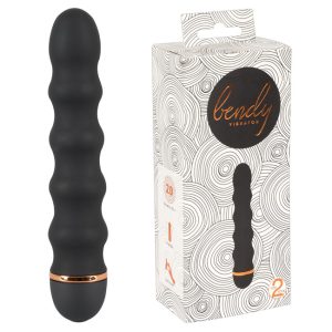 Bendy Wavy Black Vibrator
