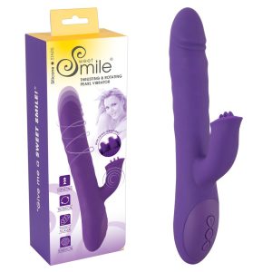 Thrusting & Rotating Rabbit Vibrator Purple